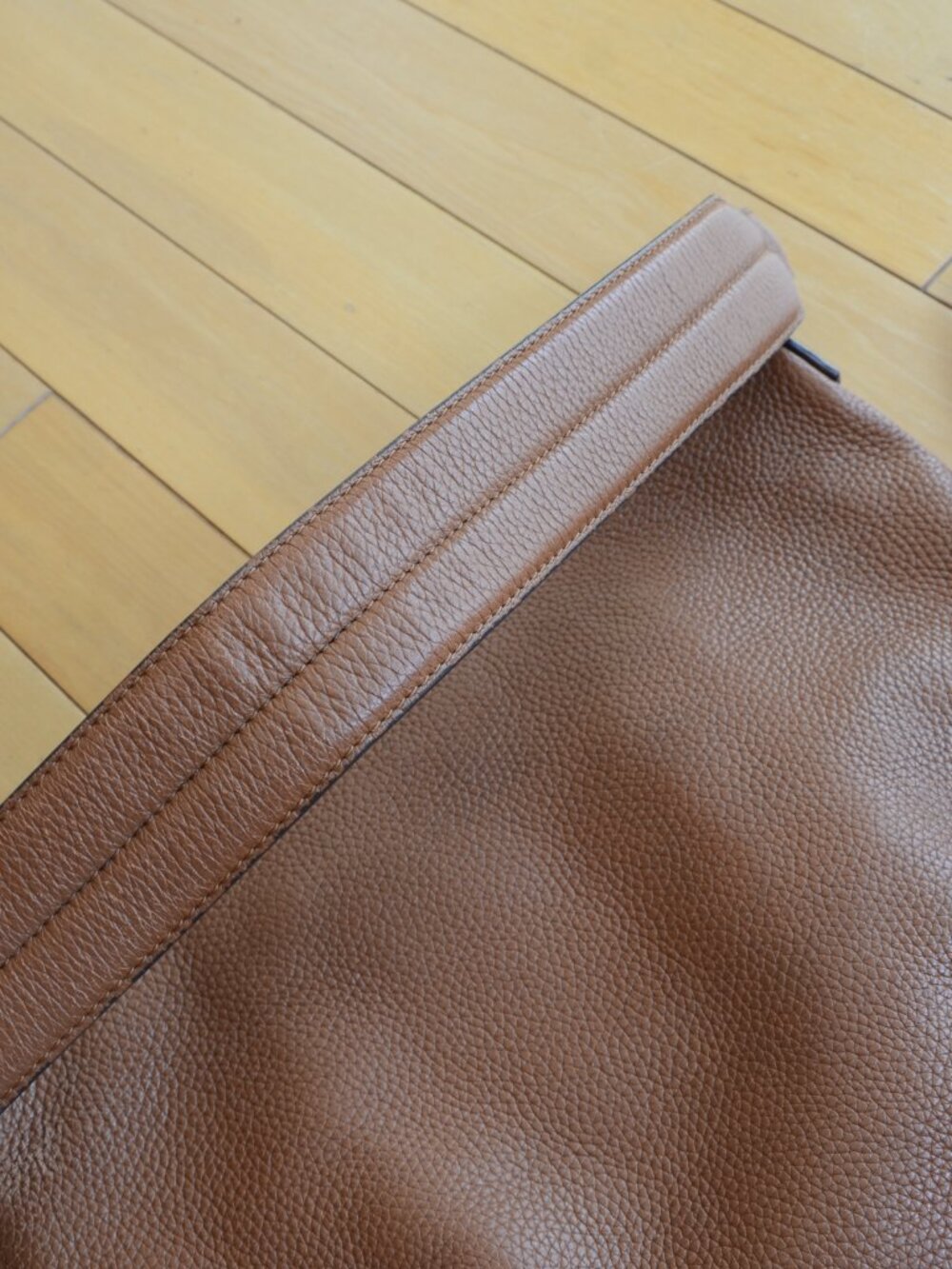 Boden brown pebbled leather hobo shoulder bag - Picture 6 of 13